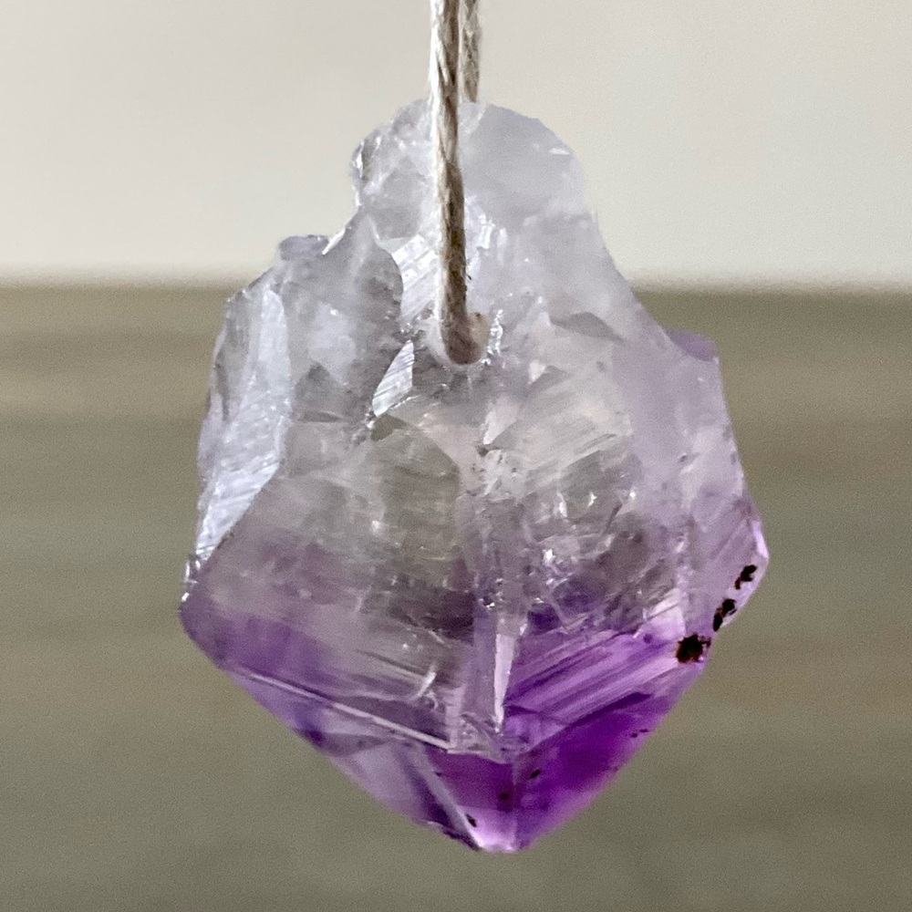 Amethyst Crystal Pendant Crystal Point
